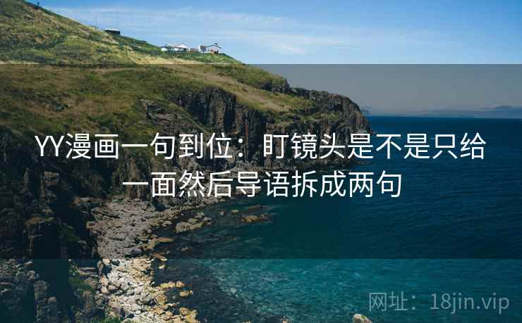 YY漫画一句到位：盯镜头是不是只给一面然后导语拆成两句